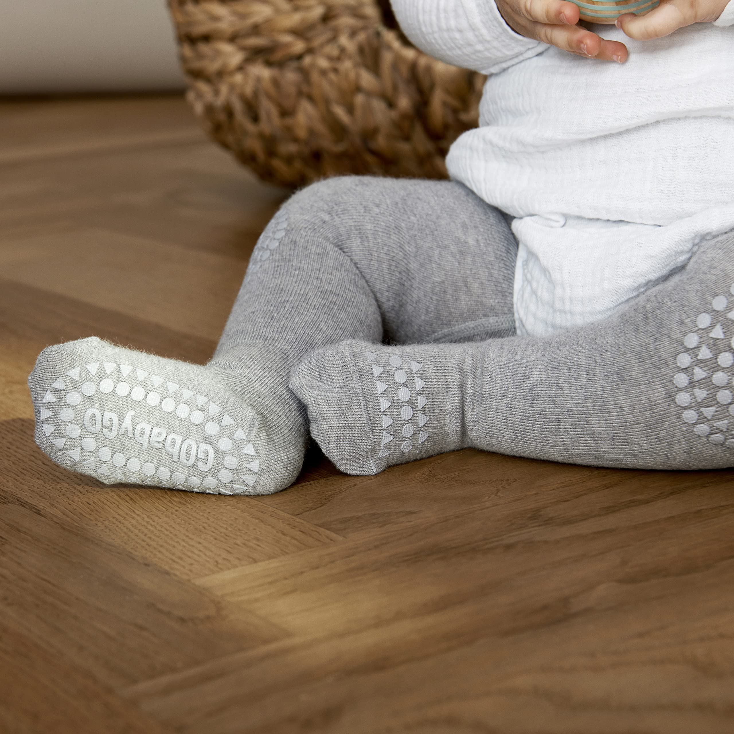 GoBabyGo Unisex Baby Gobabygo Rutschfeste Strumpfhosen Strumpfhose (1er Pack)