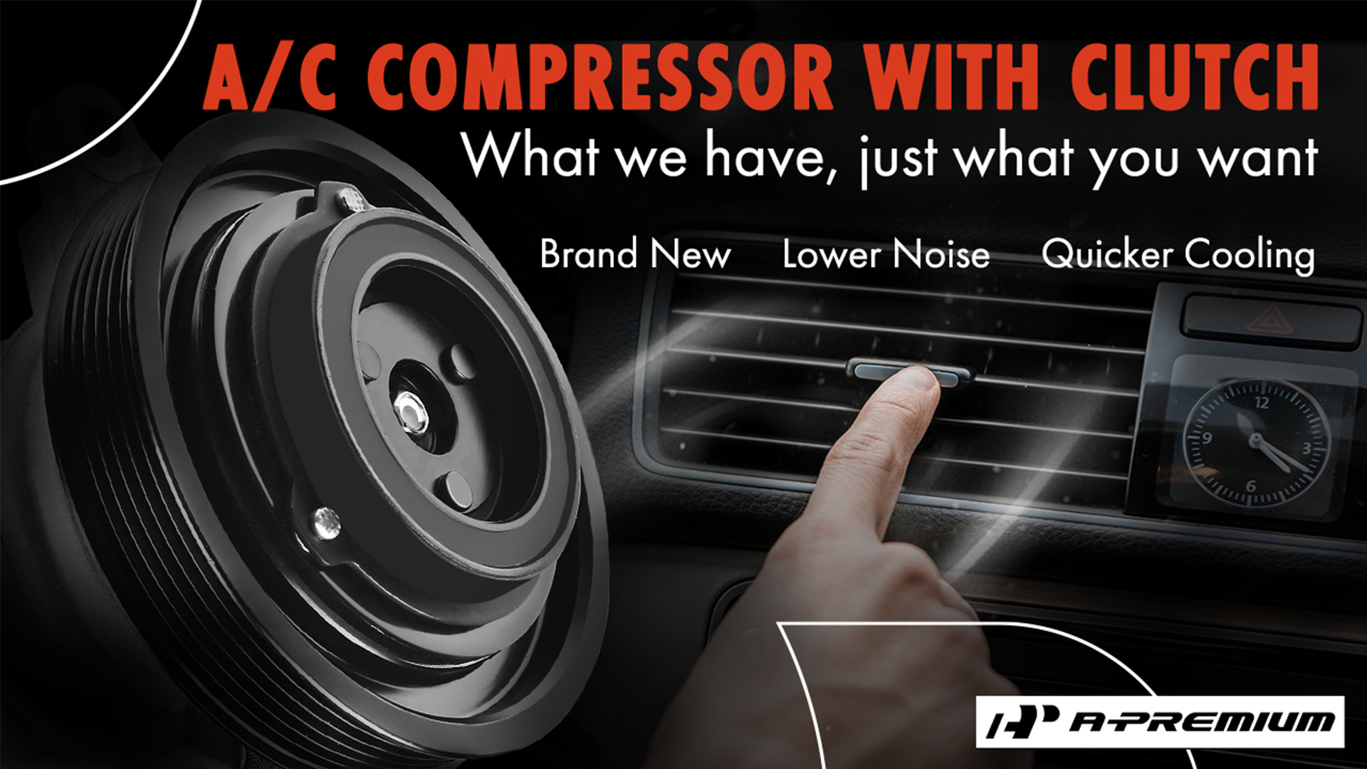 AC Compressor Ford F-150 2015-2020 3.5L 3.3L Lobo - View #8