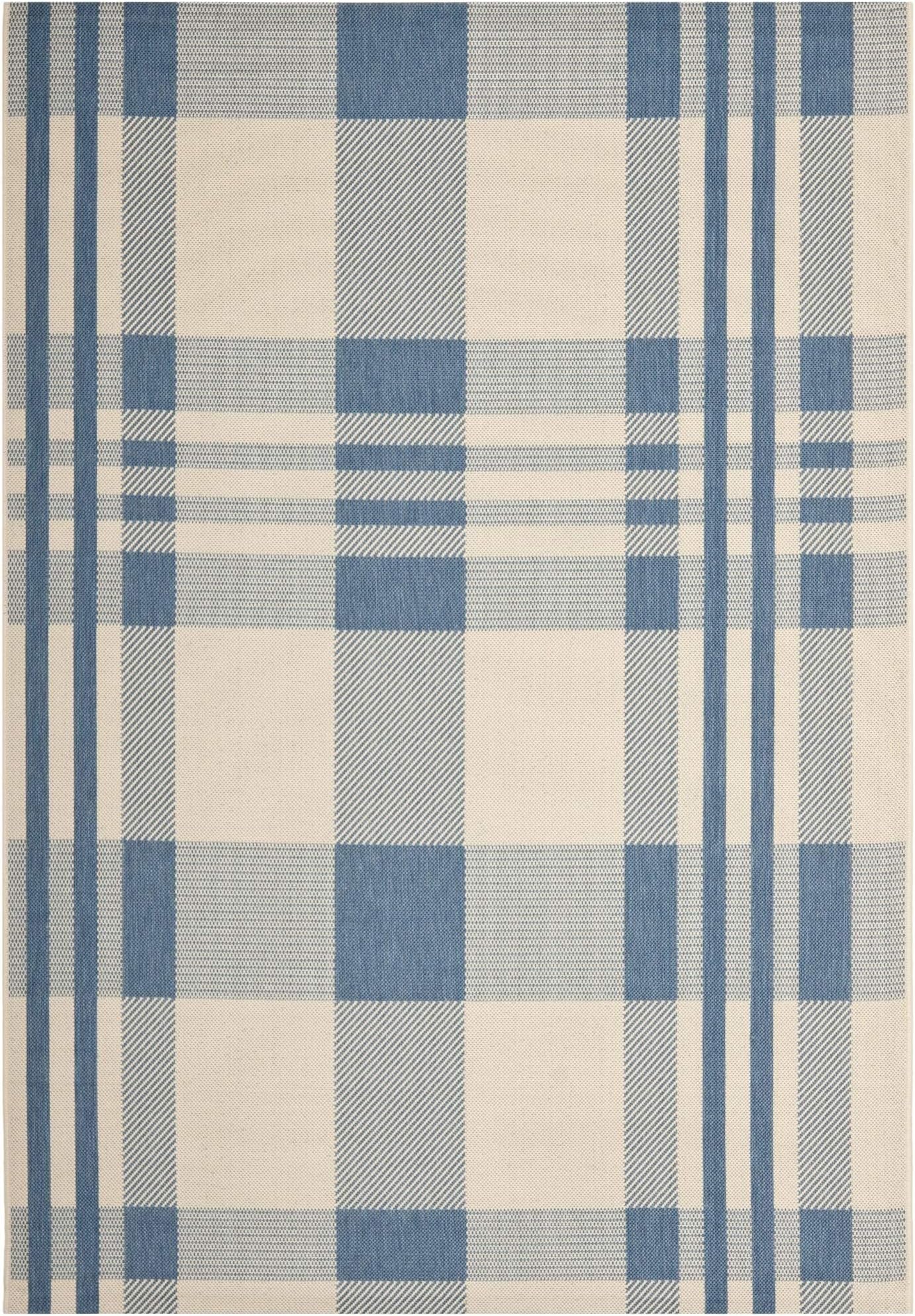 Amazon.com: DGAIER Boho Rug Baby Blue Gingham Plaid Seamless Buffalo ...