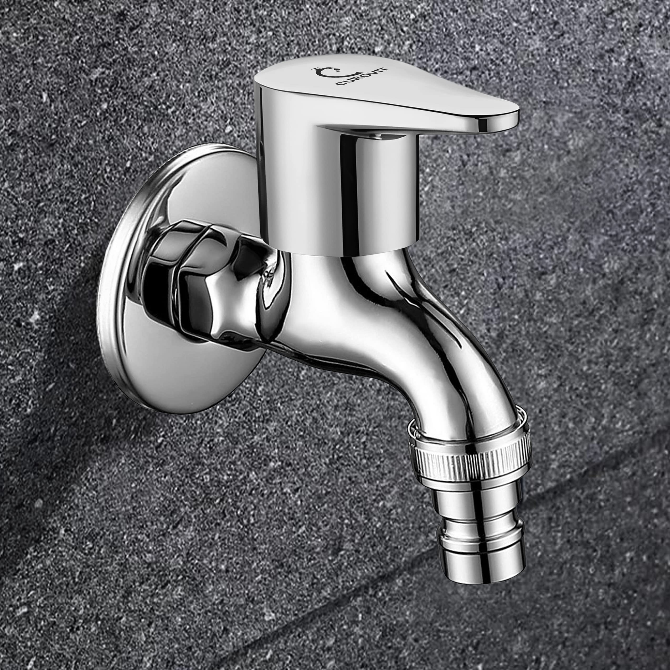 See full amazon price history chart for CUROVIT Torrent ZINC Alloy Wall Mounted Nozzle Bib Cock Short Nose Tap Silver in Color Chrome Finish Quarter Turn with Wall Flange in Bathroom & Kitchen Area CUROVIT Torrent ZINC Alloy Wall Mounted Nozzle Bib Cock Short Nose Tap Silver in Color Chrome Finish Quarter Turn with Wall Flange in Bathroom & Kitchen Area (B0BCQJR352) Amazon Price History, Amazon Price Tracker