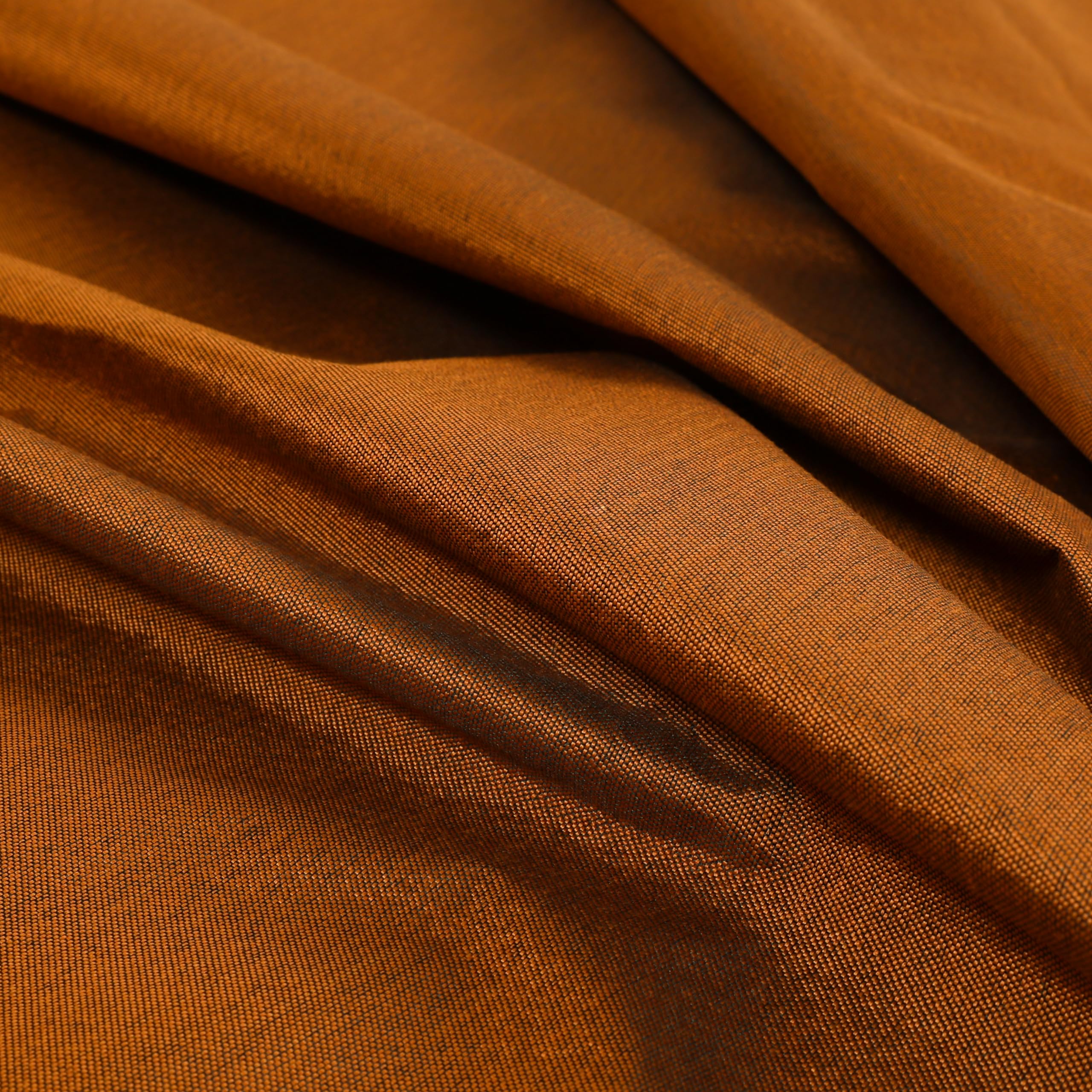 Redbrick Mill Fabrics Flame Retardant Lightweight Plain Chenille Material Orange Colour Upholstery Curtain Fabrics (1 Metre) โ image 1