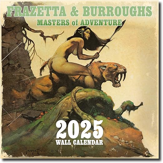 Frazetta & Burroughs Masters of Adventure 2025 Wall