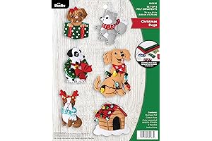 Bucilla's Christmas Cheer: Felt Applique Ornaments for Canine Companions