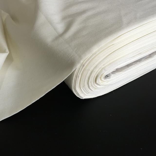 Curtain Lining Fabric Poly Cotton 54 inches Wide 137cm Width. Sold by The metre, Free Delivery