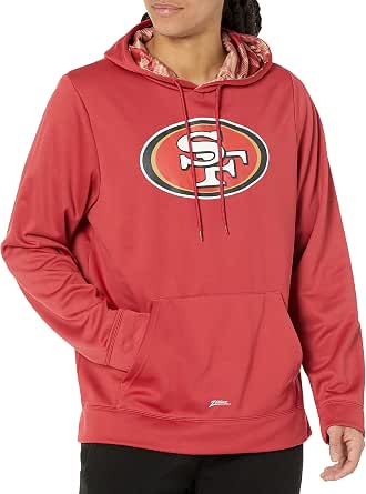 Zubaz Men's NFL Team Color Pullover Hoodie - Officially Licensed, Cozy, Screen Print Logo - View #10