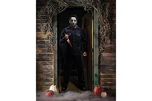 Spirit Halloween Michael Myers Door Cover