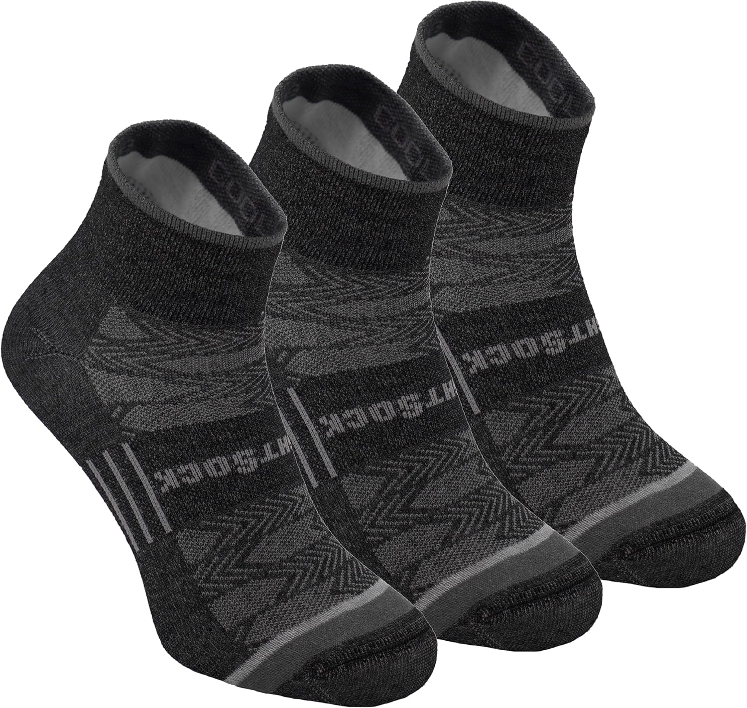 Wrightsock CoolMesh II Quarter Running Socks for Men and Women – Eco-Friendly Anti Blister Socks - American Made