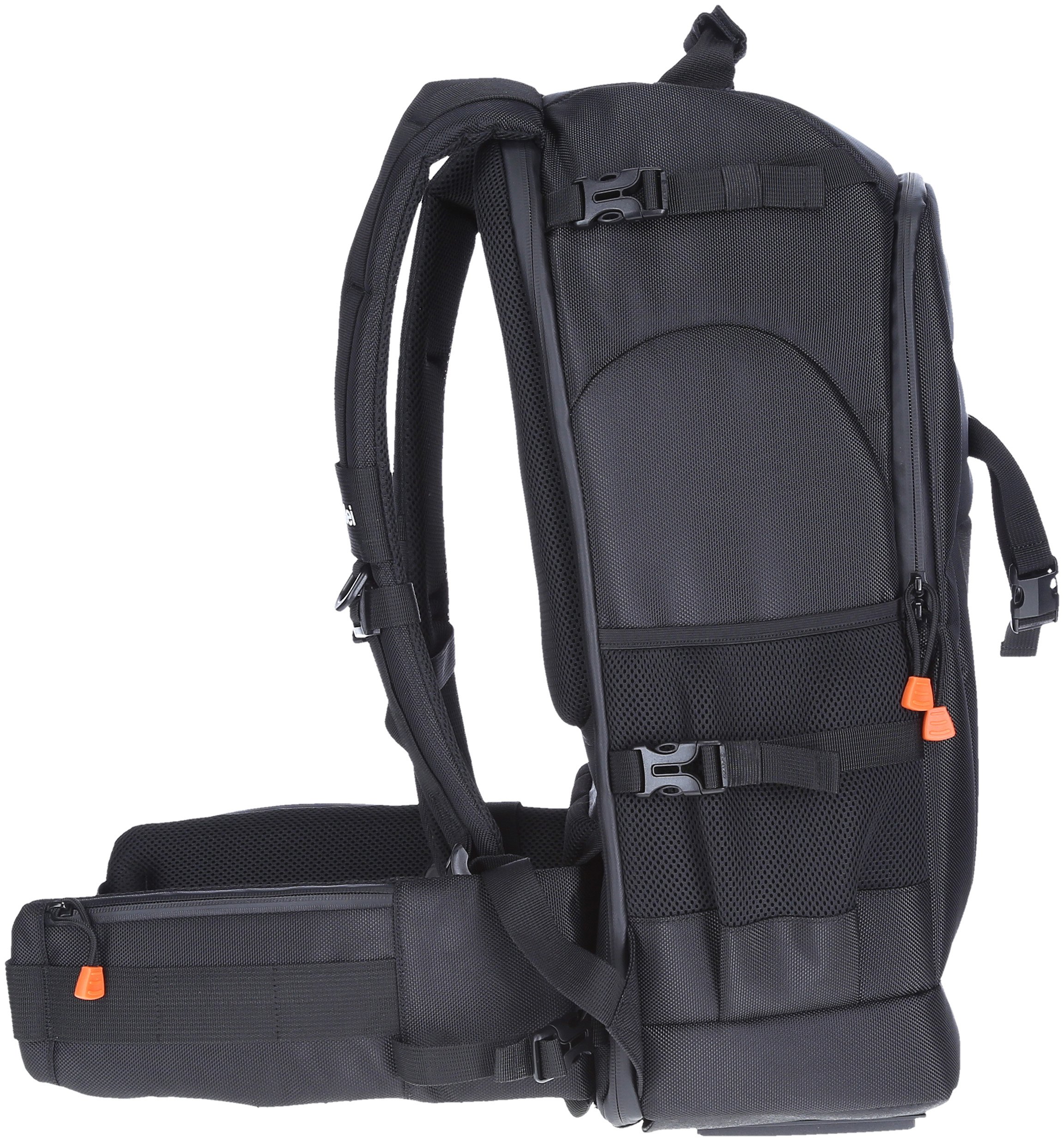 Rollei 20292 Plecak fotograficzny L I duży plecak na aparat fotograficzny I Daypack I w zestawie kieszeń na laptopa, pokrowiec przeciwdeszczowy i bagaż podręczny | czarny