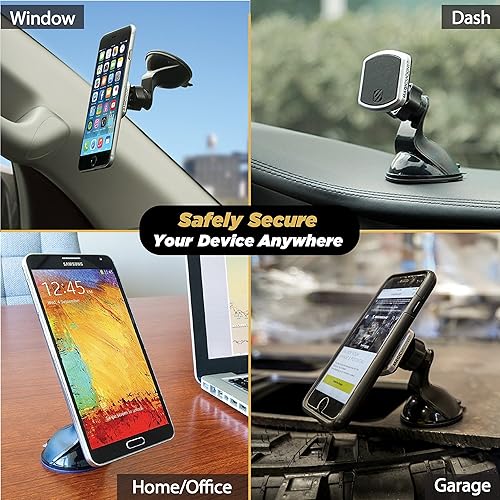 Miniatura 9 de Scosche MWPDB MagicMount Pro - Soporte magnético para teléfono de automóvil, soporte magnético fuerte para iPhone y Android, soporte magnético