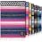 Hydration Nation Authentic Extra Large Mexican Blanket (70x50) - Handwoven Yoga, Serape- Artisanal Falsa, Beach, Camping, Picnic, Outdoor - Twilight