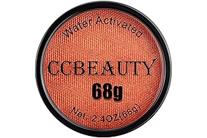 CCbeauty Orange Metallic Face Body Paint