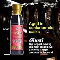 Vista 4 de Giuseppe Giusti Crema Frambuesa Balsámica Glaseado de Módena - 5.1 fl oz - Paquete de 2