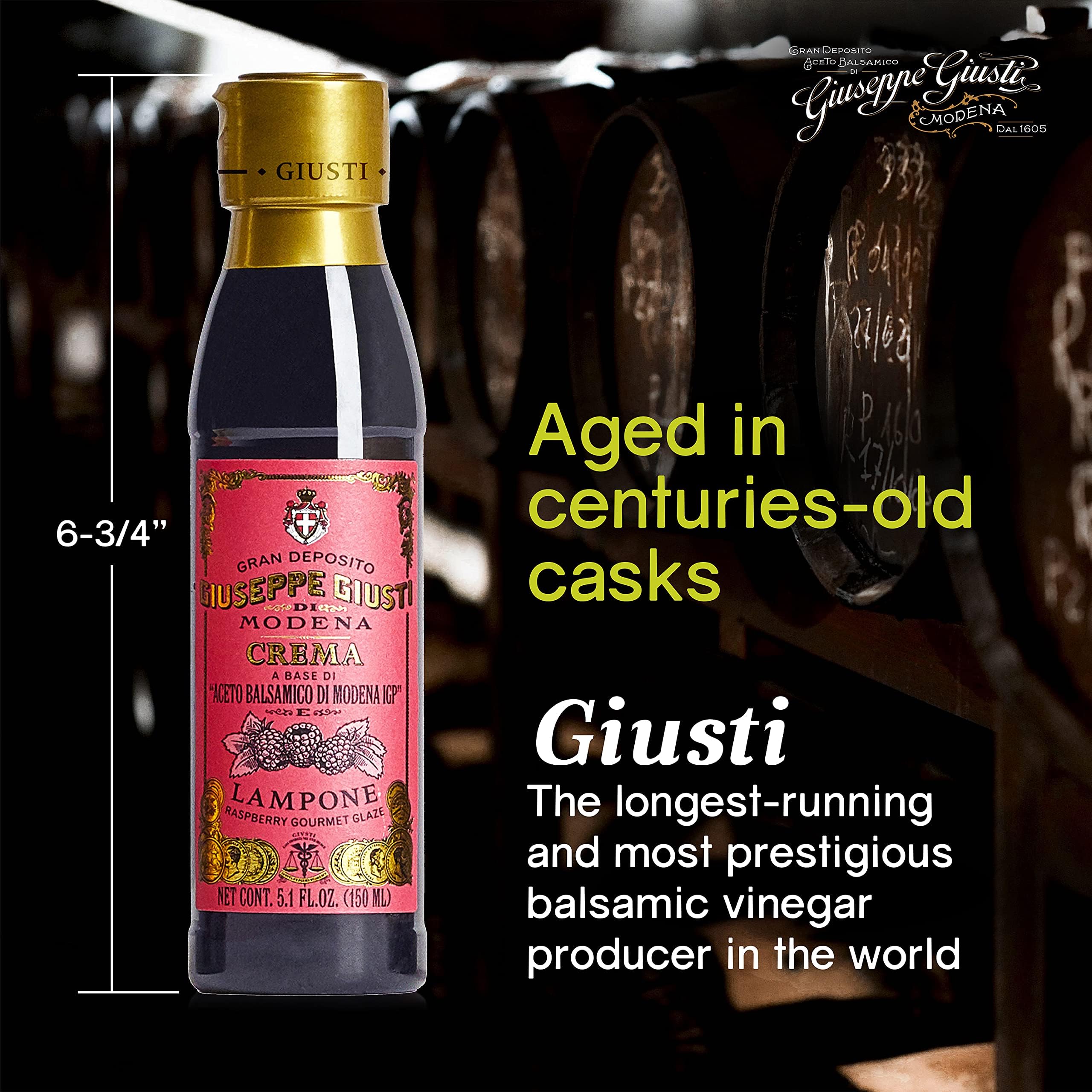 Icing based Blasamico Vinegar of Modena - RASPBERRY - 150 ml