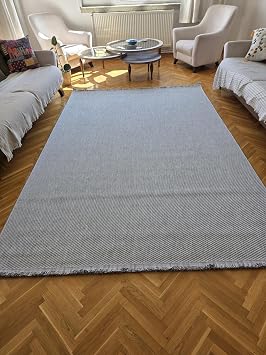 ELVEY HOME Lara Gri Sisal İskandinav Extra Yumuşak Özel Kesim Kolay Temizlenen Salon Koridor Mutfak Halısı
