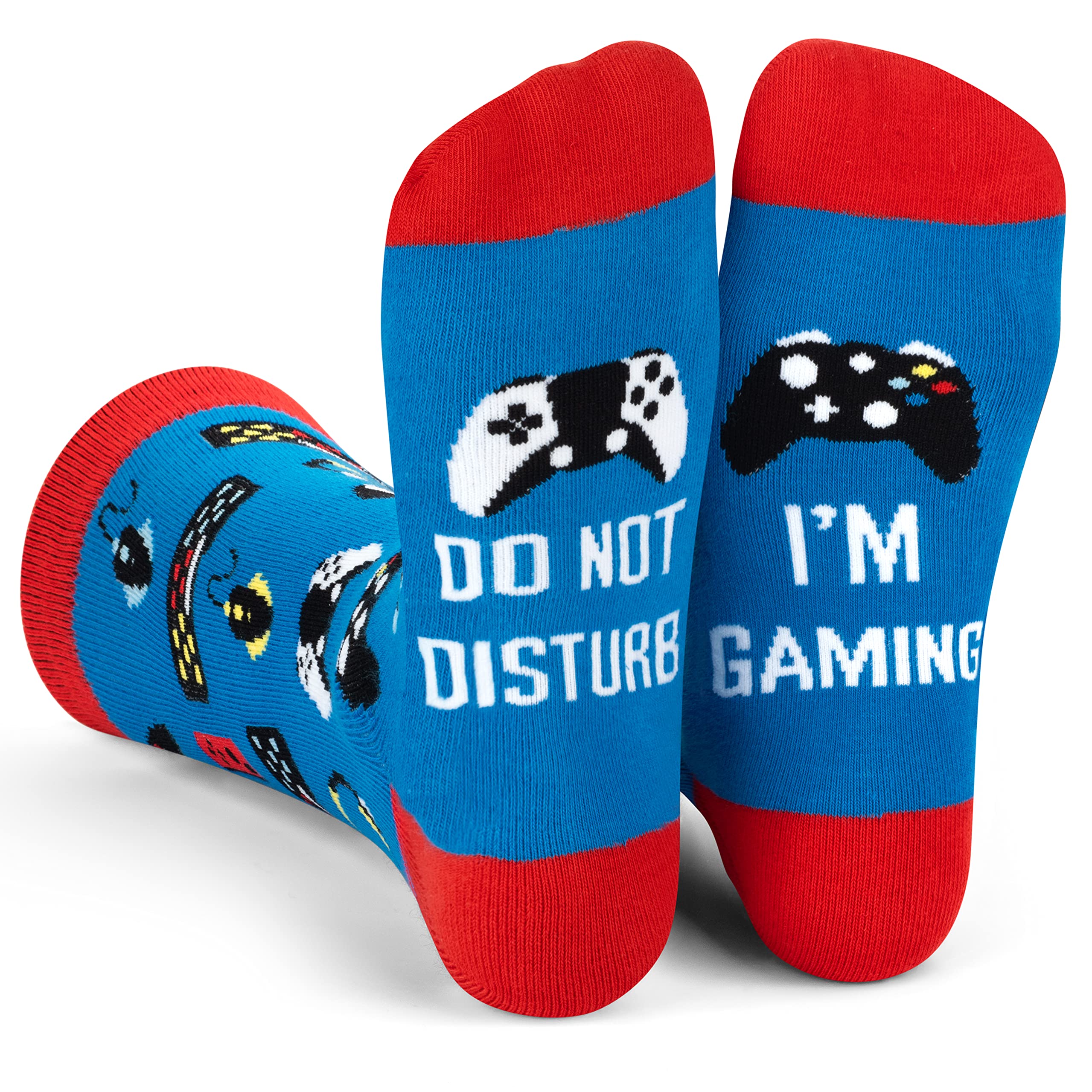 Lavley Funny Socks For Geeks - Cool Gifts for Gamers, Musicians and Teachers