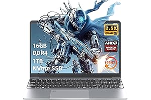 15.6&#x27;&#x27; 2.5K FHD 165Hz Gaming Laptop with AMD R7 5700U