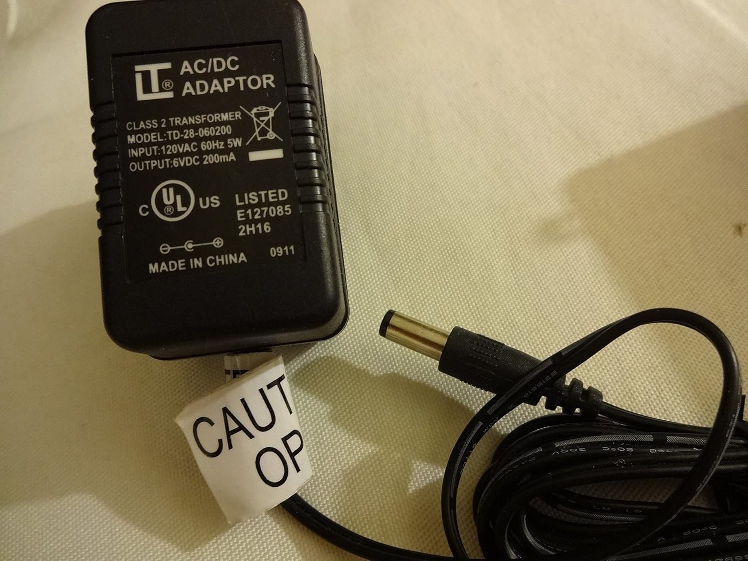 Genuine Authentic Brand LT TD28060200 AC Adapter (NOT by