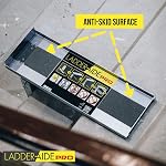 Ideal Security Foldable Ladder-Aide PRO: Fits Steps 4.921" to 7.875" High, Ladder Extender, Accessories, Stabilizer, Leveler for Single and Extension Ladders