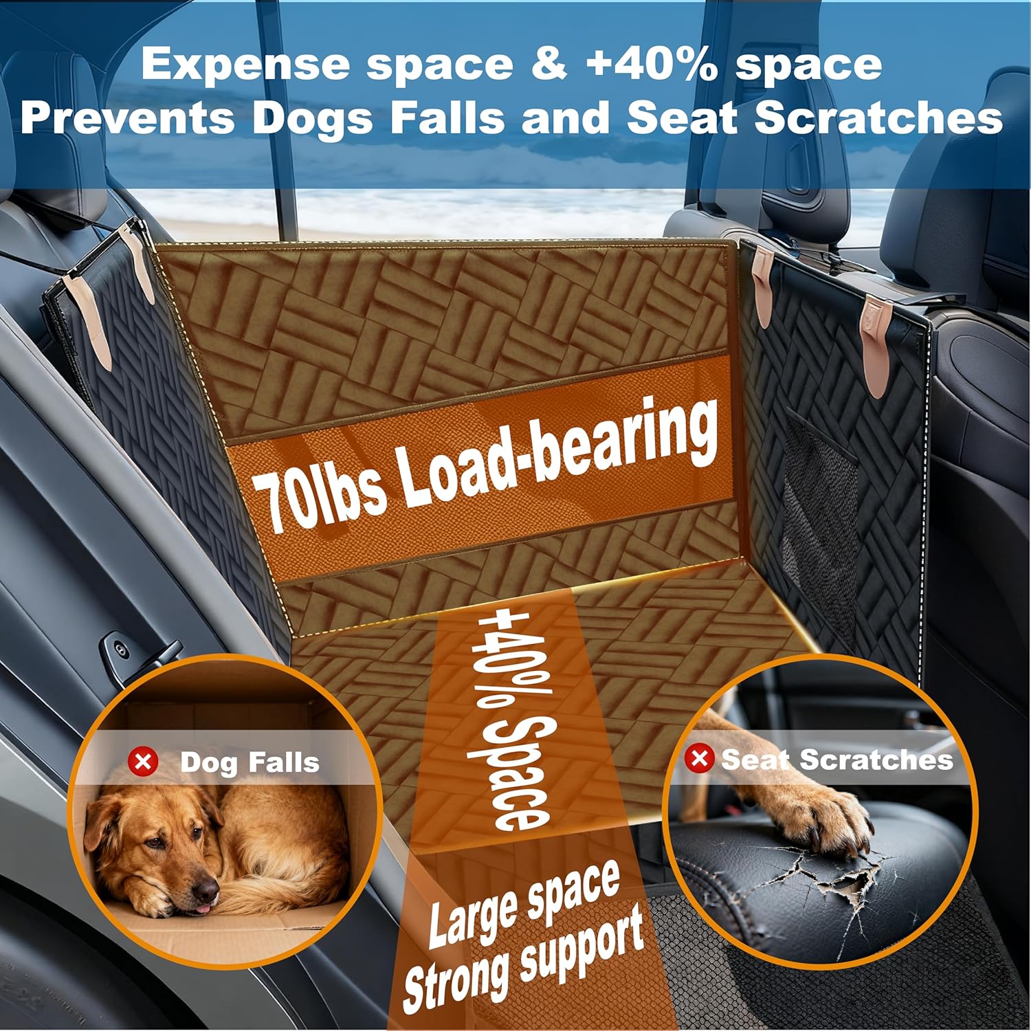 Ride in Comfort: The Ultimate Dog Car Seat for Large and Medium Dogs