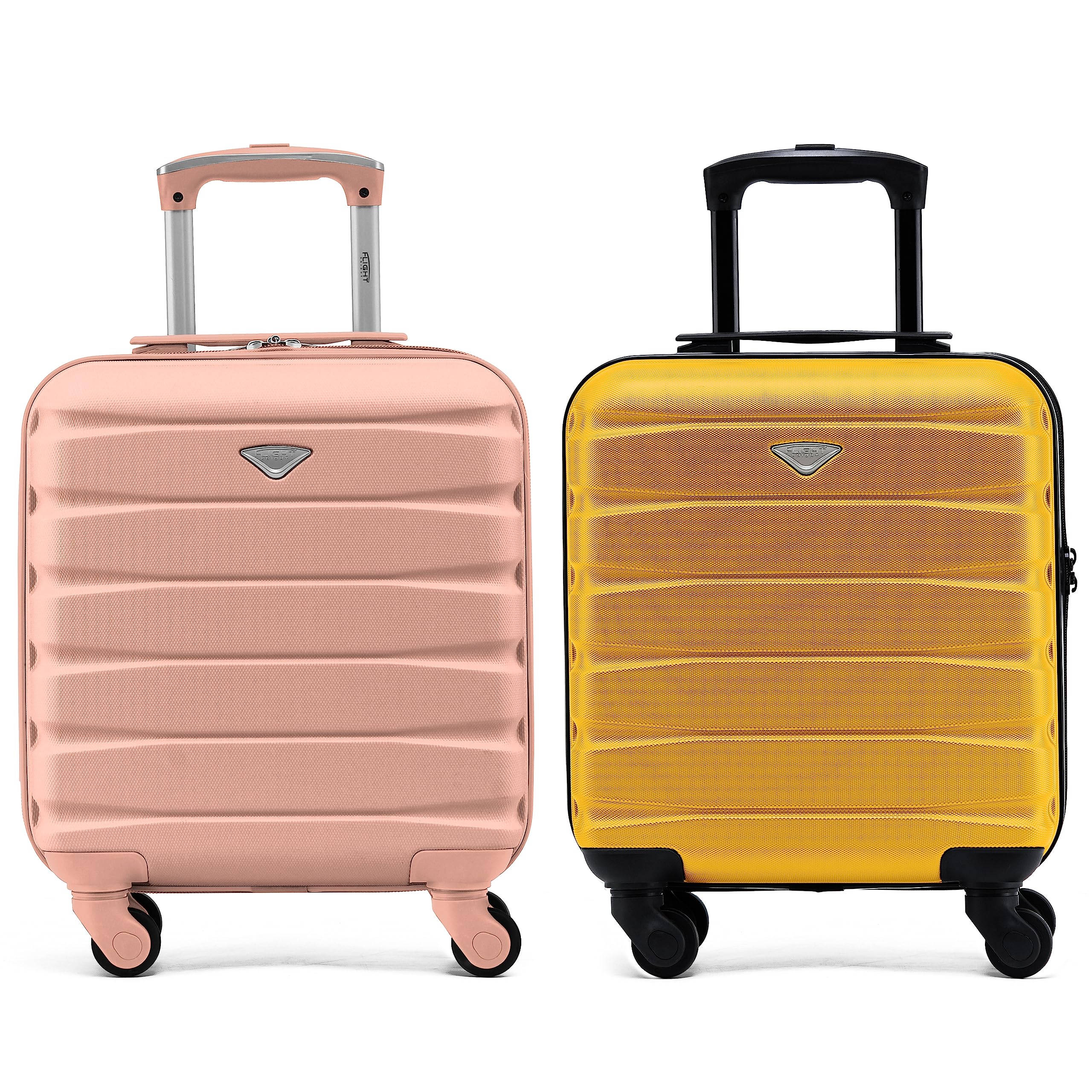 Flight Knight Suitcase Set of 2 Lightweight 4 Wheel ABS Hard Case Cabin Carry On Hand Luggage Approved for Over 100 Airlines Including easyJet, British Airways, Ryanair & Many More 55x35x20cm — view 223