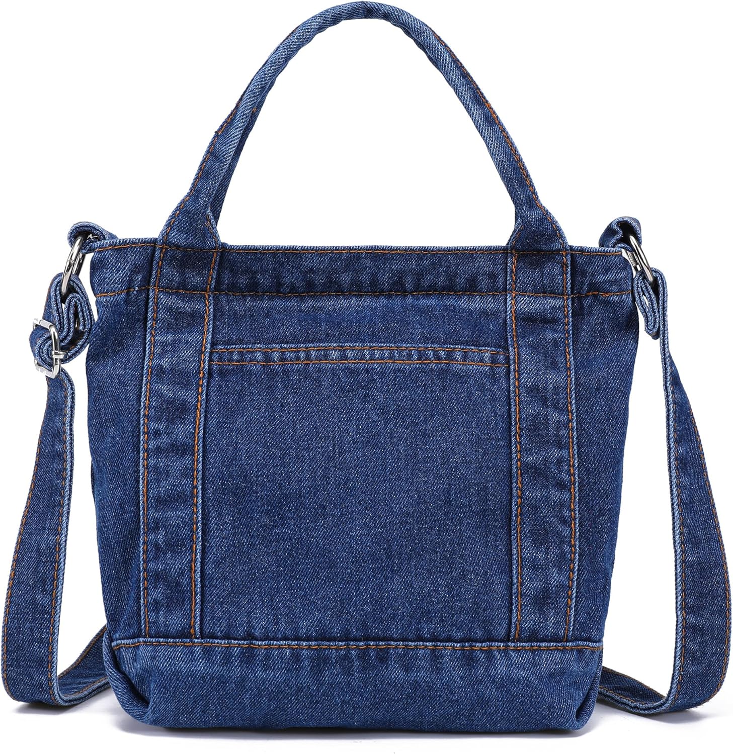 AOCINA Denim Purse Jean Tote Bag for Women Crossbody Shoulder Weekend Bags Denim Purses and Handbags for Women
