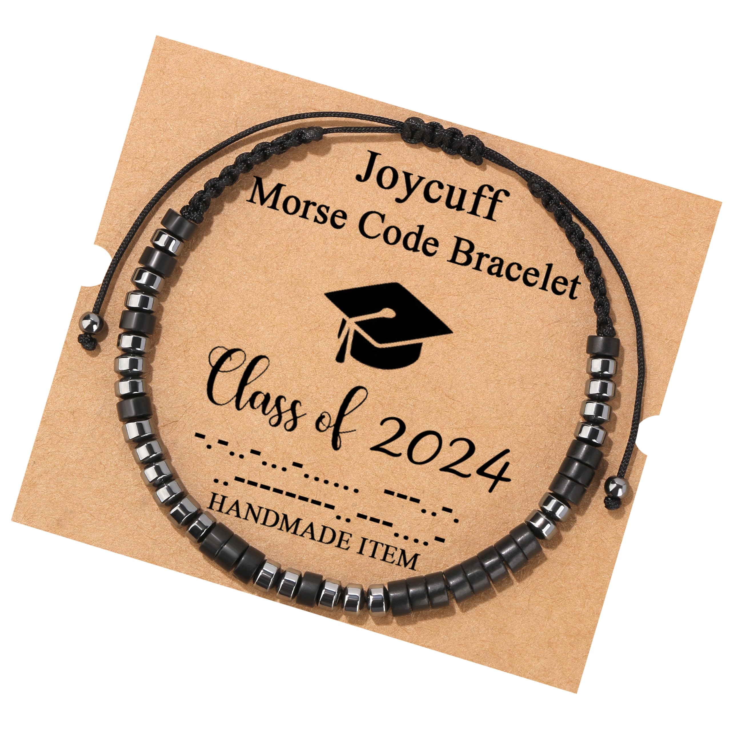 JoycuFF 2024 Graduation Gifts for Her Him Class of 2024 Bracelets College High School Master Grad Inspirational Nurse Nursing Medical Senior Students Graduate Gifts Son Daughter