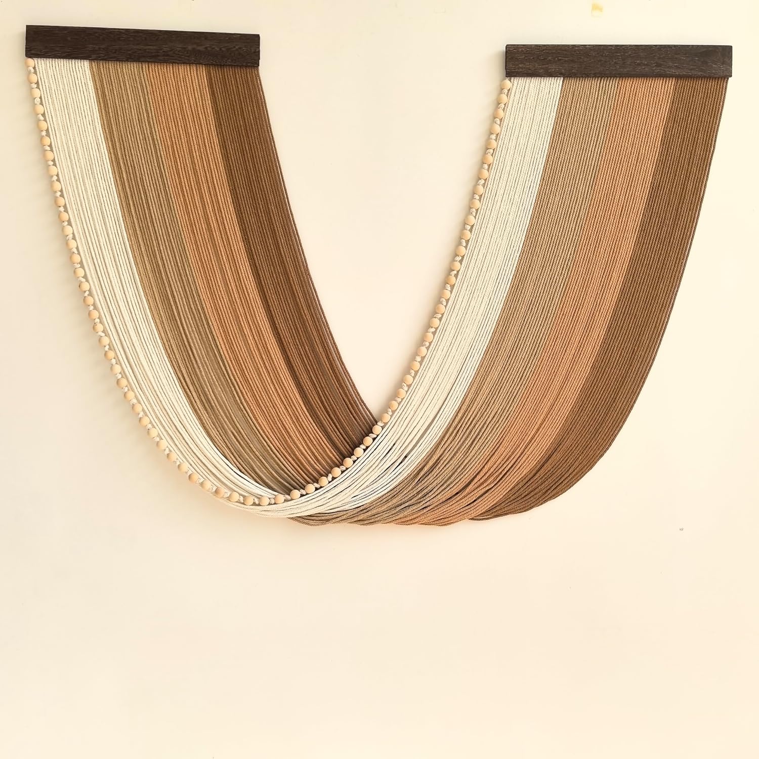 guzhiou Large Macrame Wall Hanging, Boho Wall Tapestry Decor, Fiber Wall Art Background Decor for Living Room Bedroom - Modern Craftsmanship Headboard (Blue)