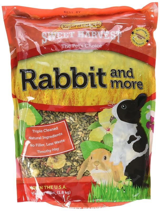 Ração para Coelhos em Pellets de Feno Timothy com Ingredientes Especiais Sweet Harvest, aproximadamente 1,81 kg