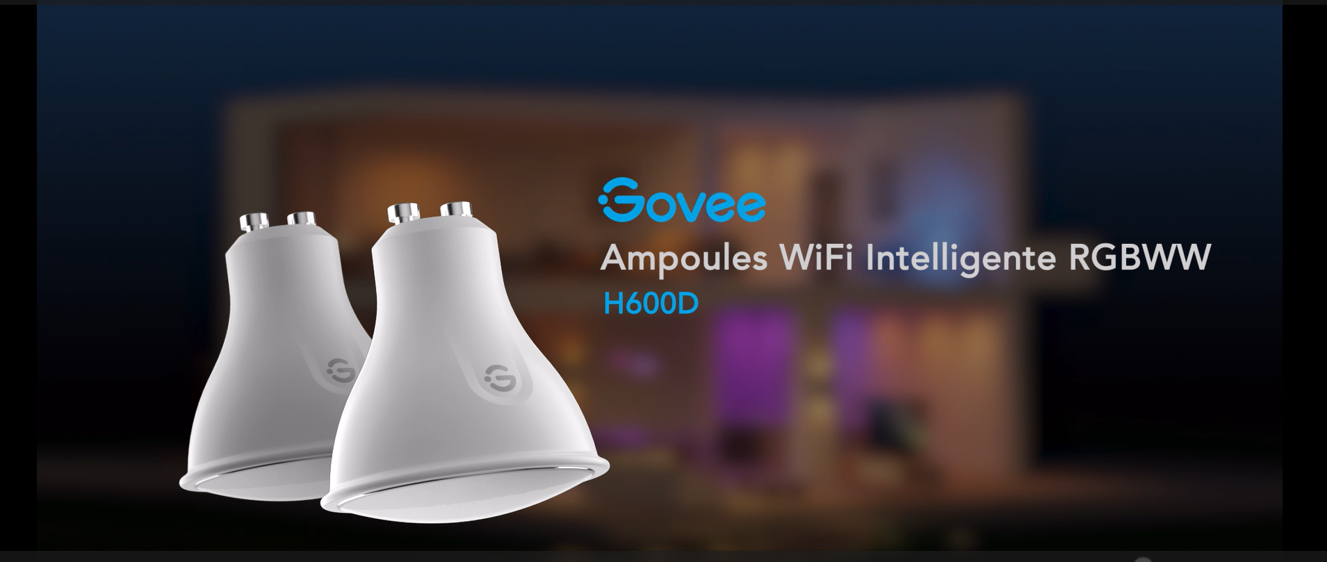 LUTW GU10 Slimme Lamp, RGBCW Kleurveranderende Alexa Lamp GU10, 2.4GHz WiFi＆Bluetooth LED Lampen Dimbare, Compatibel met Alexa en Google Home, 5W=40W, 2-Pack