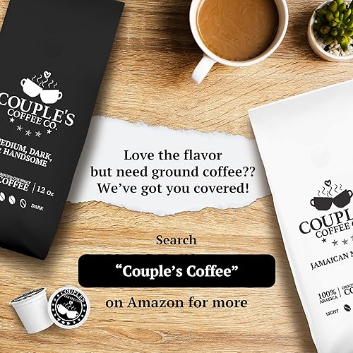 Miniatura 5 de Couple's Coffee K-Cups  Cápsulas de café tostado medio oscuro  Café gourmet hecho con granos 100% arábica  Compatible con cafeteras de una sola