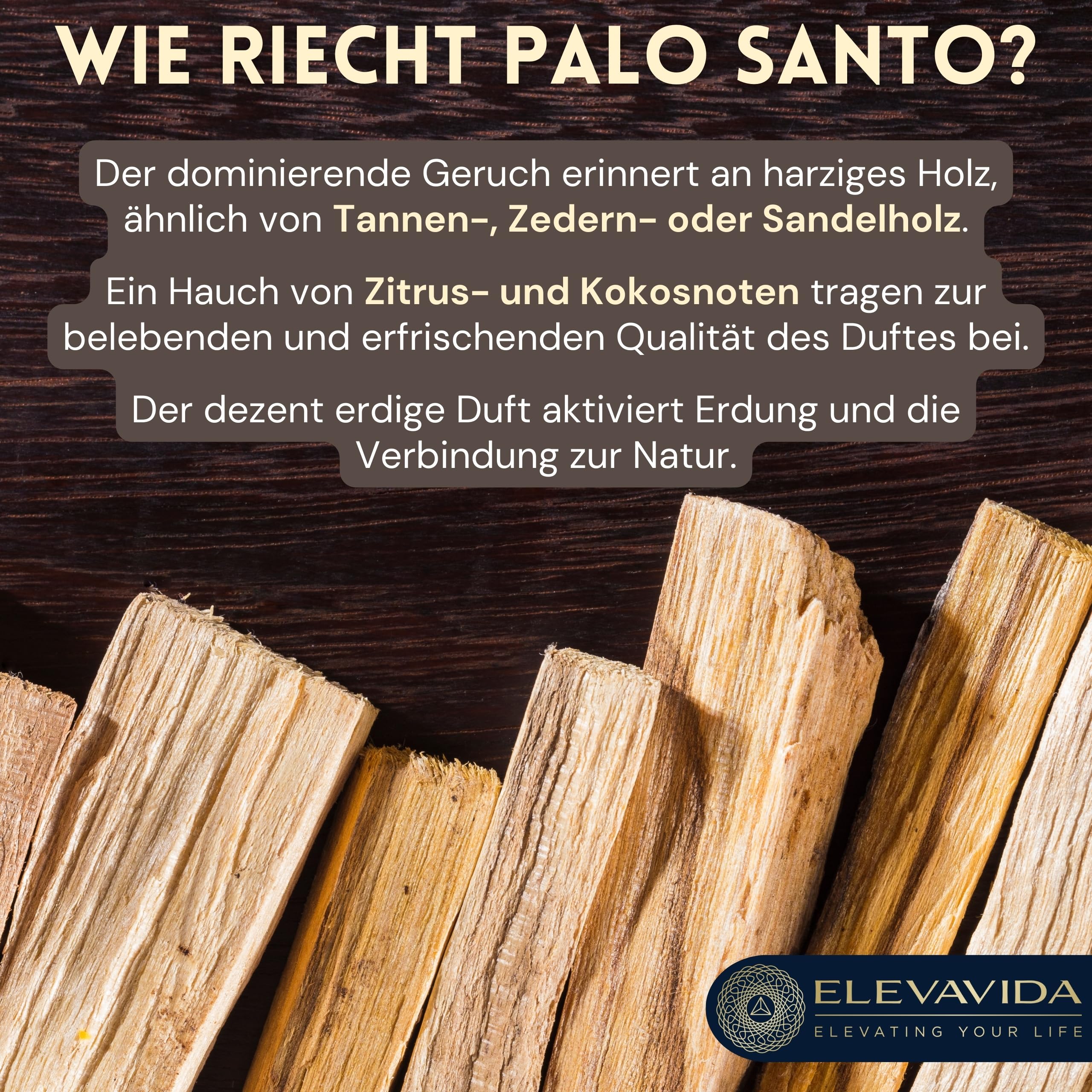 Palo Santo 500 g feines Räucherholz aus Peru - aromatisch duftend, nachhaltig gesammelt - Palo Santo Räucherstäbchen von Hand gespalten - Bursera Graveolen - heiliges Holz