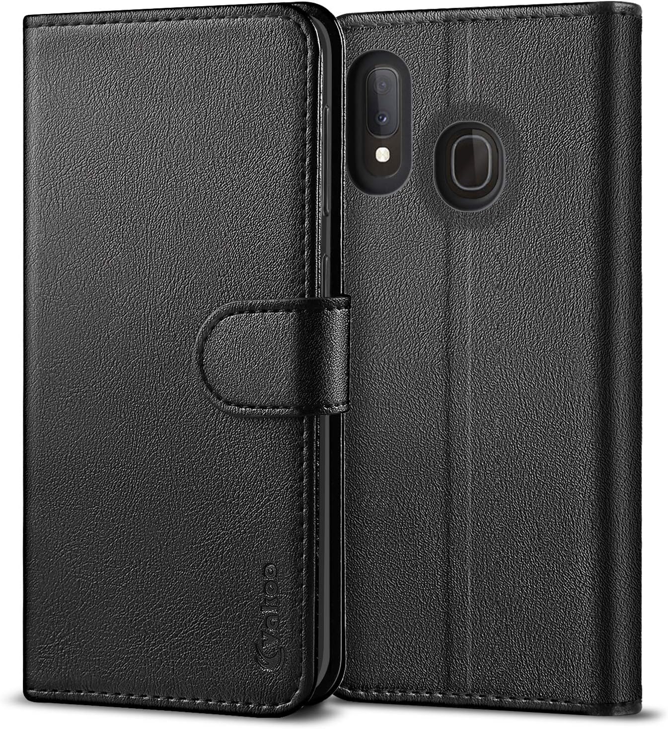 Vakoo Wallet Series Phone Case for Samsung Galaxy A20e - Black