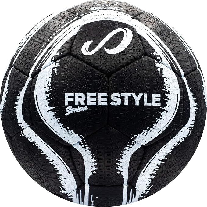 Balón de fútbol SENDA Street Freestyle talla 4 negro/blanco miniatura 8