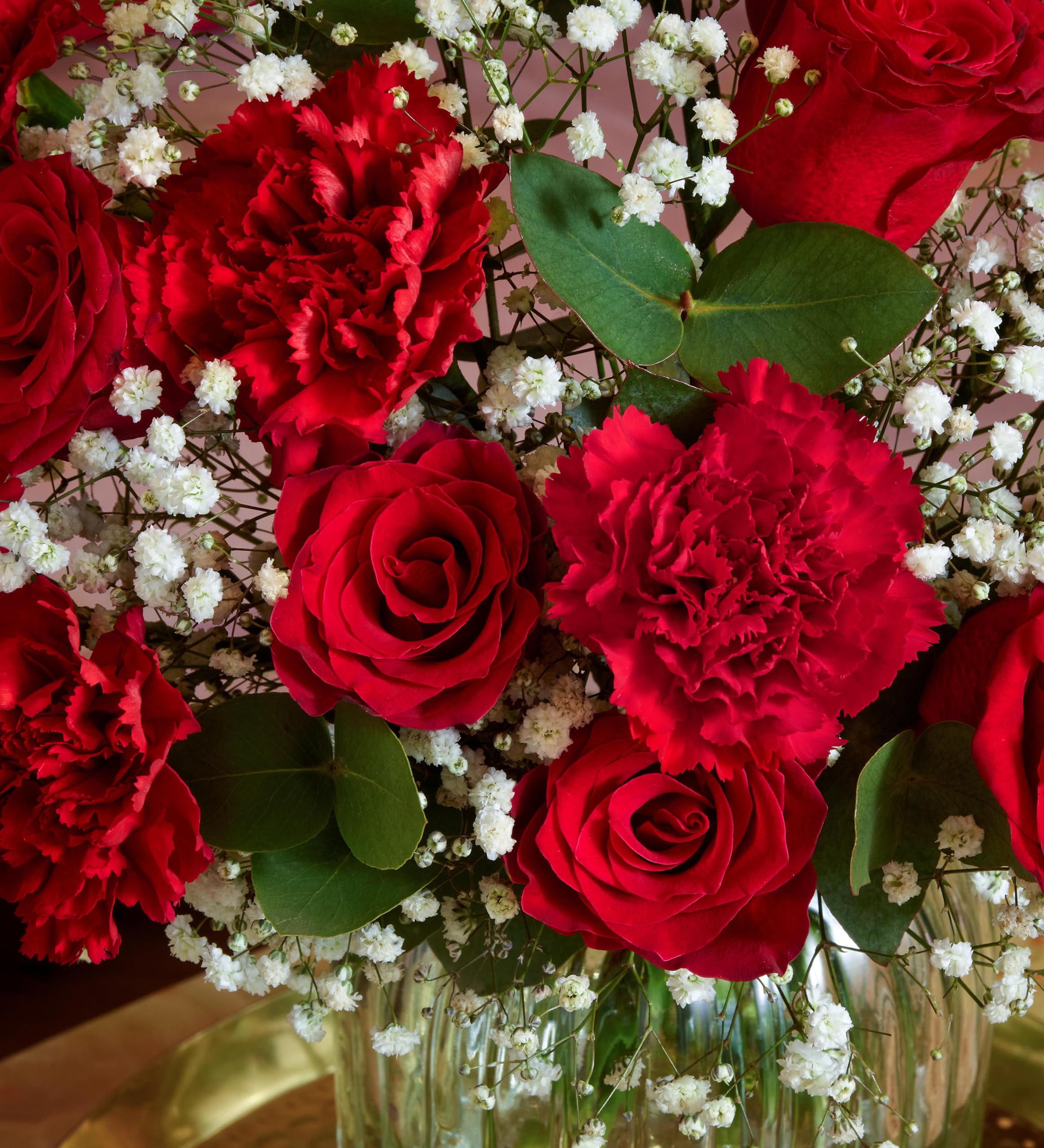 Amore Bouquet Fleurs de Saint-Valentin Bouquet de roses fraîches Cadeau de Saint-Valentin