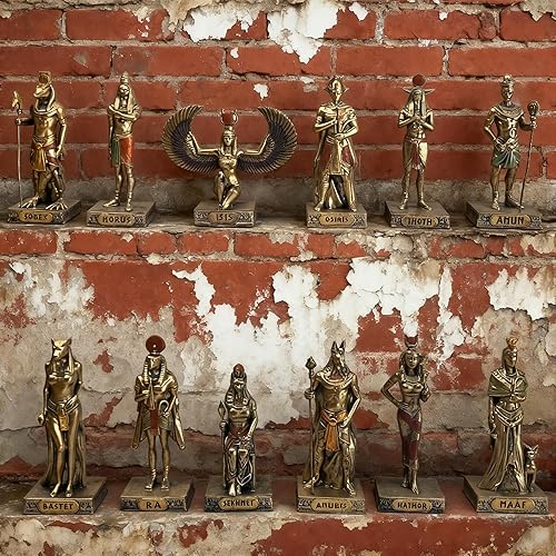 Miniatura 4 de Los doce dioses de Egipto, artículos de colección de entusiastas culturales egipcios