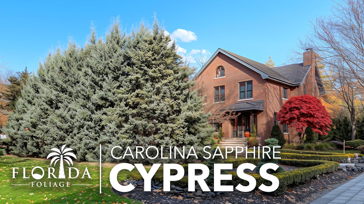 Carolina Sapphire | 30 Live Plants | Cupressus arizonica 'Carolina Sapphire' | Fast-Growing Privacy Trees | Evergreen Landscape Screening Plants