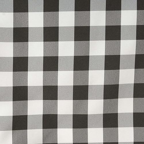Miniatura 9 de Efavormart - Camino de mesa a cuadros de búfalo de 5 piezas, rojoblanco, camino de mesa a cuadros de poliéster Gingham