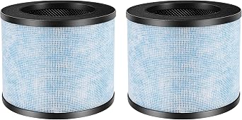 Fette Filter - F100 H13 Premium True HEPA Replacement Filter, Compatible with Instant AP100 Air Purifier, 3-in-1 H13 Grade True HEPA Filter, Part # F100, 2-Pack