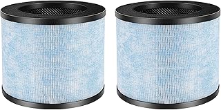 Fette Filter - F100 H13 Premium True HEPA Replacement Filter, Compatible with Instant AP100 Air Purifier, 3-in-1 H13 Grade True HEPA Filter, Part # F100, 2-Pack