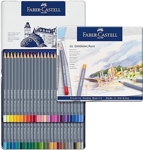 Faber-Castell Creative Studio Goldfaber - Lápices de acuarela 48 unidades Faber-Castell Creative Studio Goldfaber - Lápices de acuarela 48 unidades