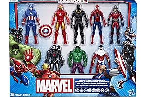 Marvel Avengers Action Figure 8-Pack: Superheroes for Kids of All Ages