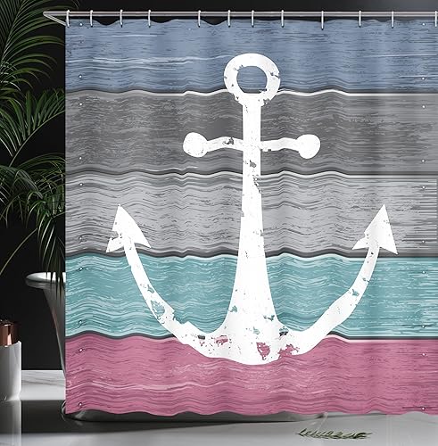 Miniatura 7 de Cortina de ducha de tela y poliéster con estampa digital de árboles de bambú. Lavable a máquina