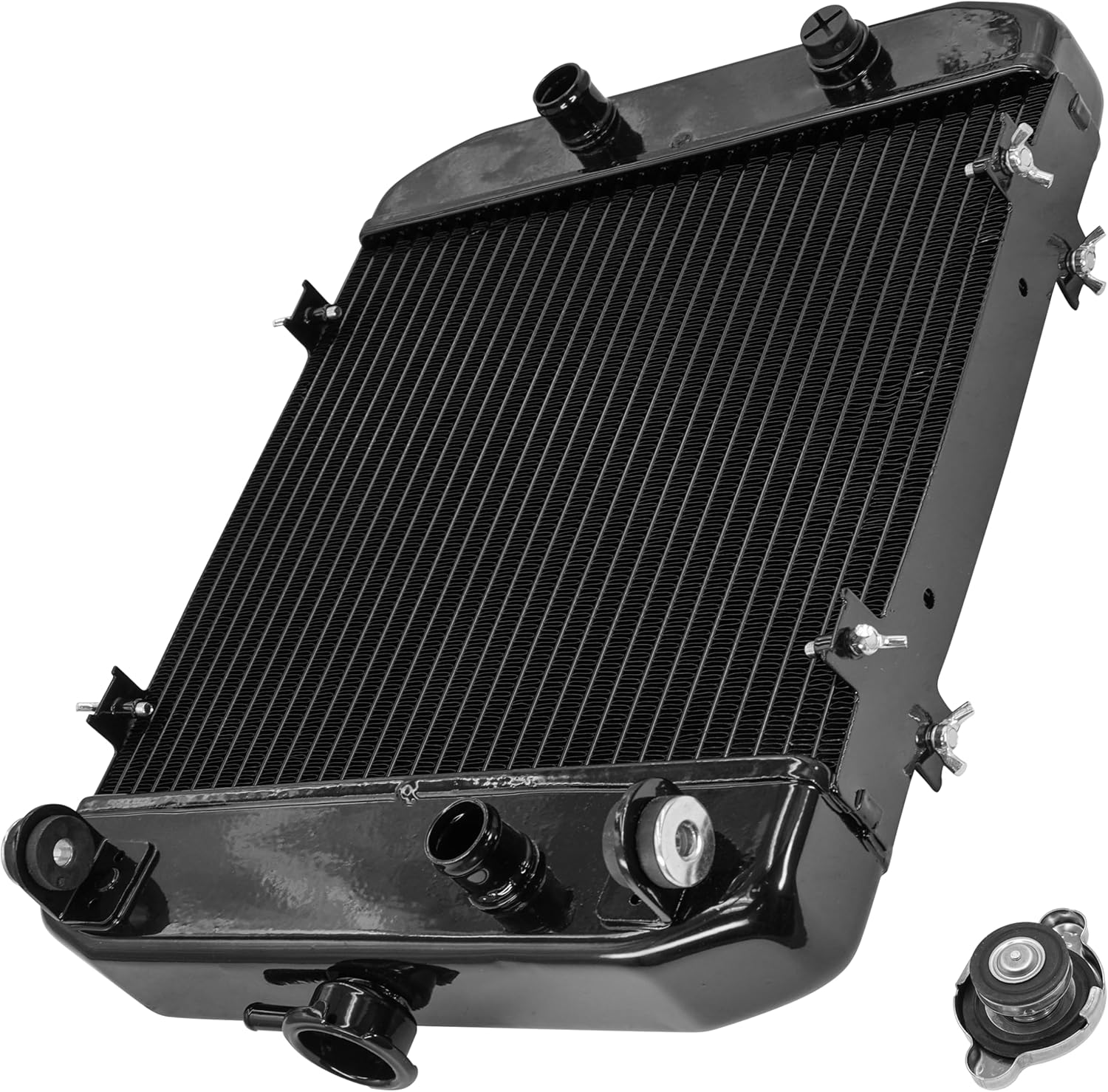 Caltric Radiator Compatible with Arctic Cat 500 Manual 4X4 Fis 2003-2008 with Sensor
