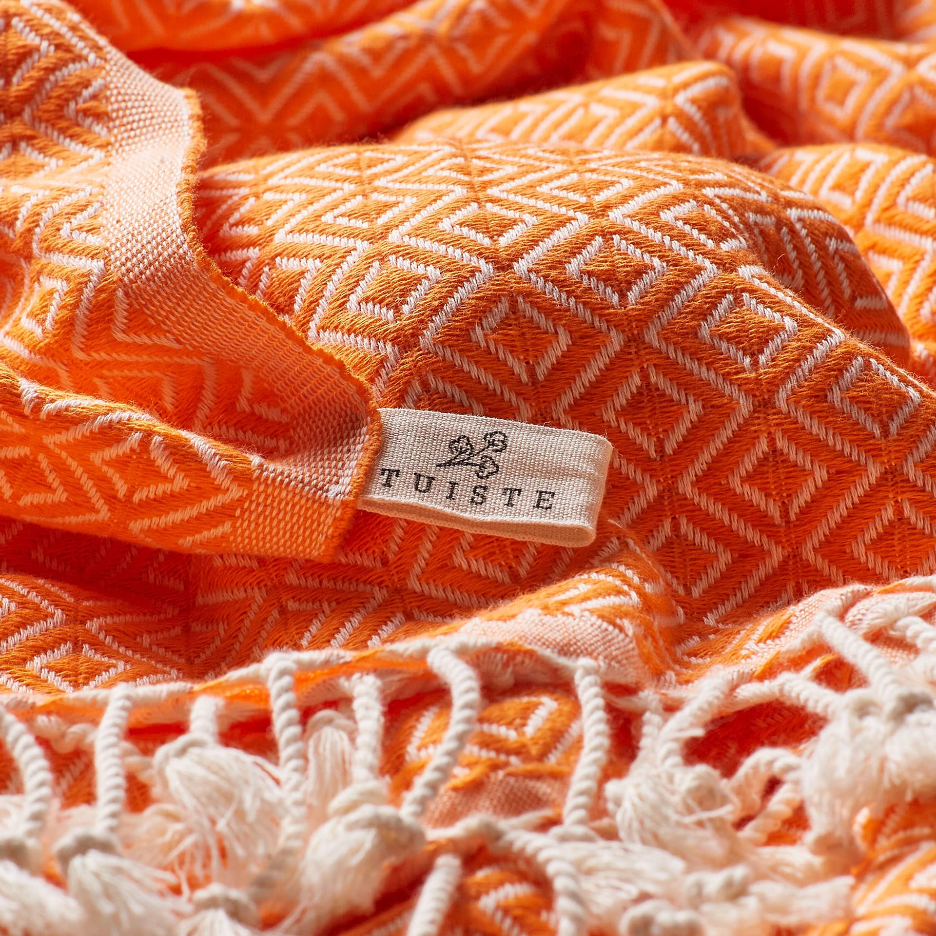 Tuiste Telo Mare Arancione - Grigio Chiaro, Asciugamani Mare Grande Antisabbia, Asciugamani Spiaggia, 2 Pezzi Telo Mare Spugna, Uomo E Donna Telo Cotone Mare, Telo Mare Sottile Da Viaggio, 100x180cm