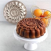 Vista 8 de Nordic Ware Molde Citrus Twist, 8 tazas, Toffee