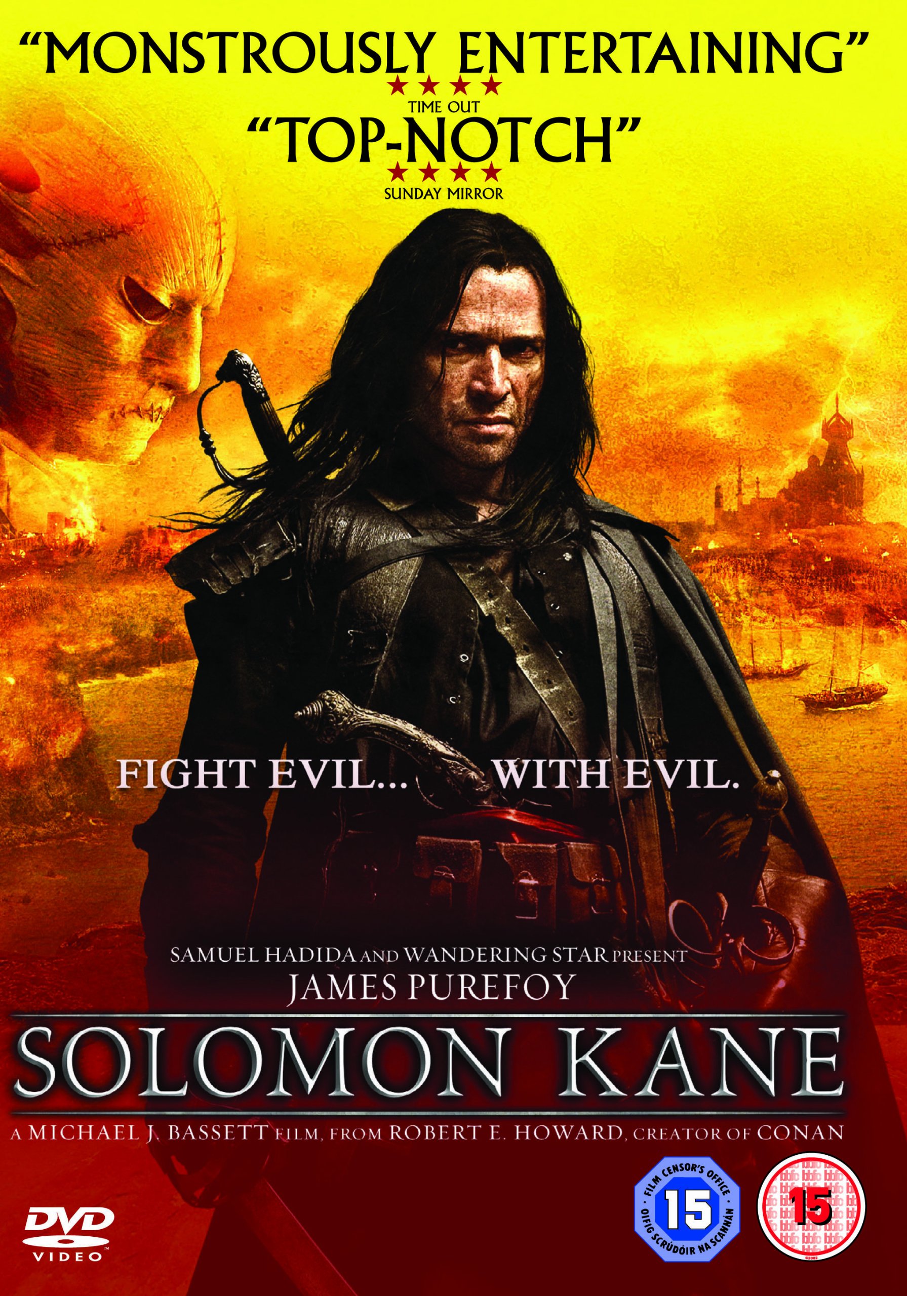 Solomon Kane DVD 2010 James Purefoy Action Adventure Cert 15 Brand New Sealed