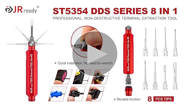 JRready ST5354 Pin Removal Tool Automotive Terminal Removal