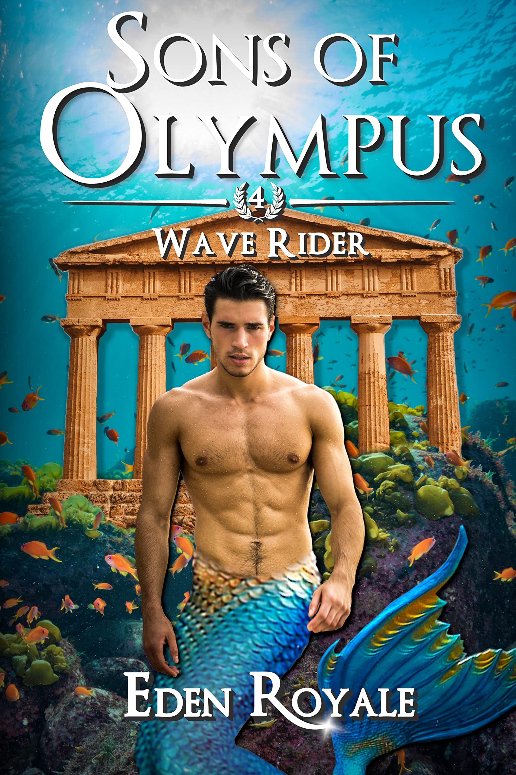 Wave Rider: A Greek Mythology Merman Romance (Sons of Olympus - Book 4)