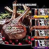 Vista 6 de DAK's Spices BBQueen - Mezcla de condimentos 100% libre de sal y azúcar Condimento saludable Sin MSG, conservantes y cloruro de potasio Bajo