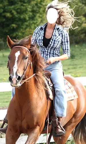 Mulher Com Cavalo Foto Editor